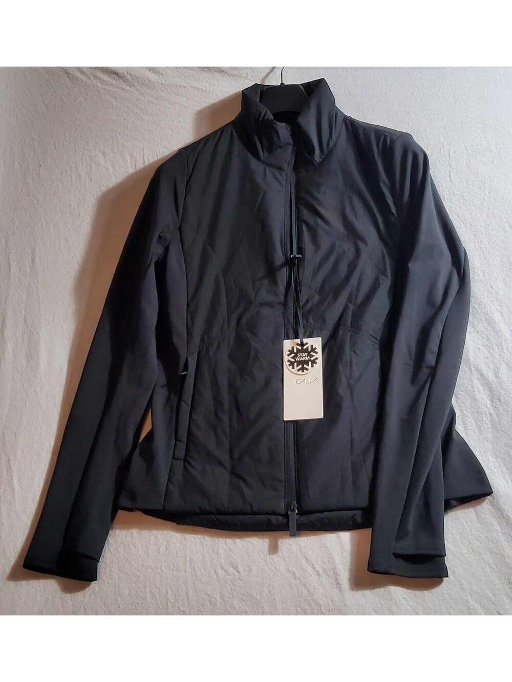 Calia Cold Dash Jacket Women's Medium Pure Ebony Black Insulated NWT $128